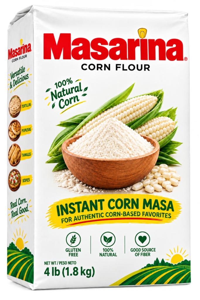 MASARINA instant corn masa flour 4 lb bag